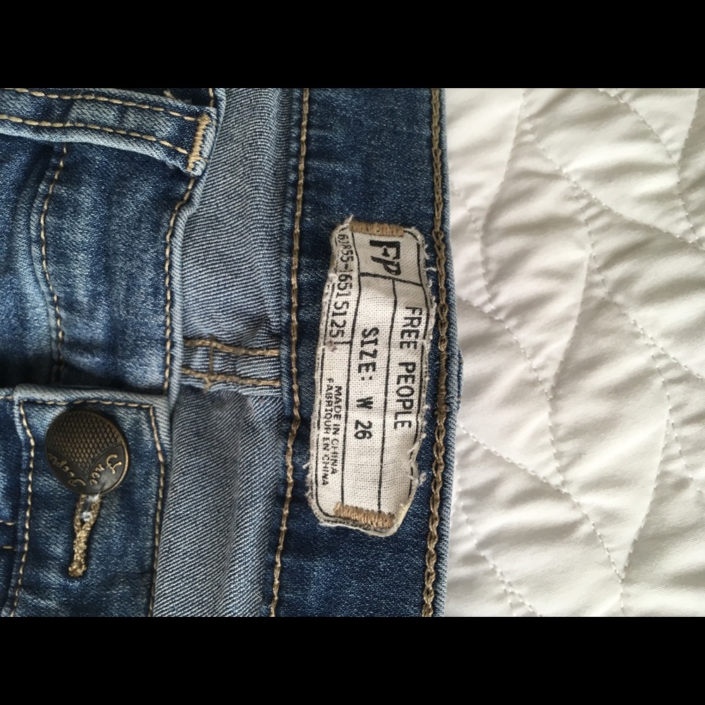 Free People High Rise Jean - Picture 2 of 4